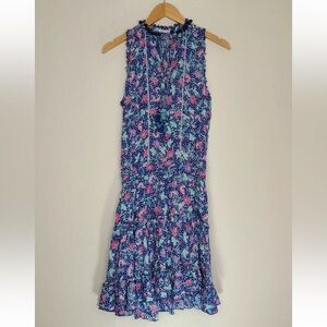 POUPETTE ST. BARTH Clara Mini Dress with Pom Pom Tassel Details Size S Womens